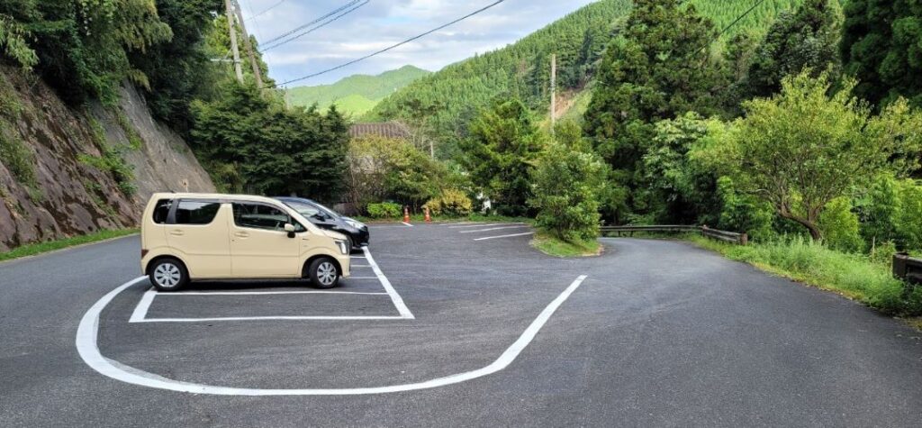 調音の滝の駐車場